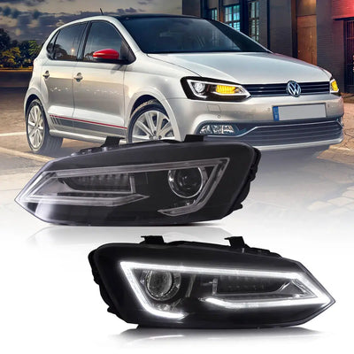(PRENOTA) Fanali Anteriore Completo per Volkswagen Polo MK5 (2008-2017) a LED