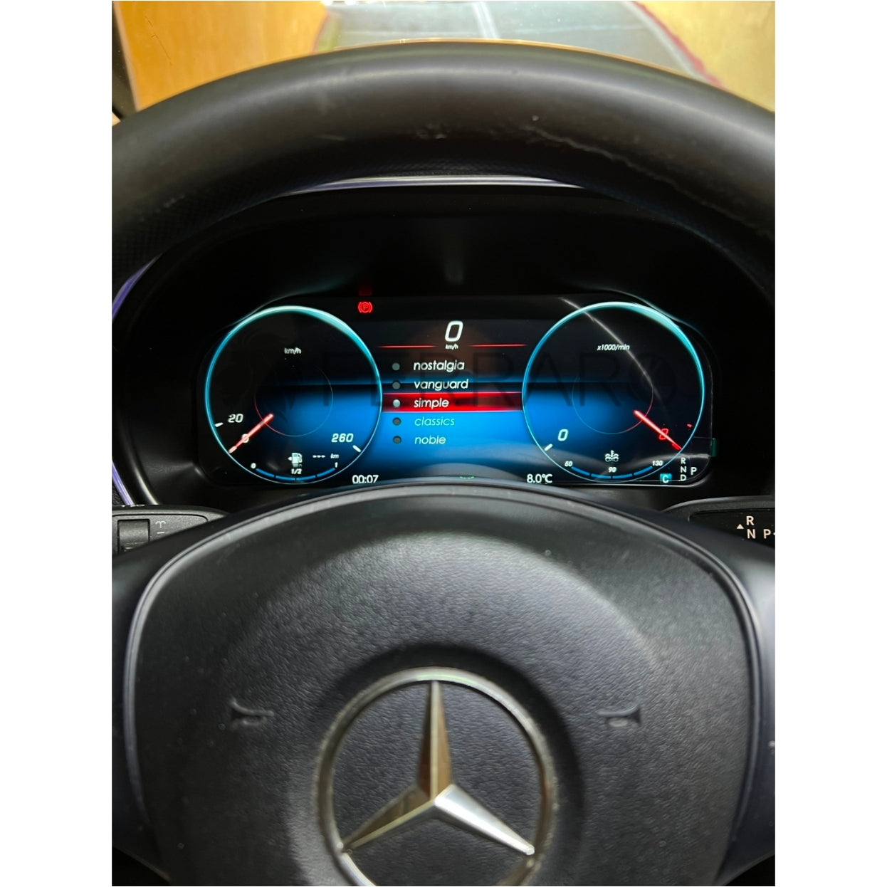 (PRENOTA) Virtual Cockpit 12.3" per Mercedes Vito (2014-2024), HD Ultra, CarPlay e Android Auto