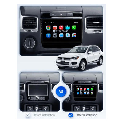 Autoradio per Volkswagen Touareg 7P 9" (2010-2018) Android, Bluetooth, CarPlay, Android Auto, 2GB/4GB/6GB/8GB Ram