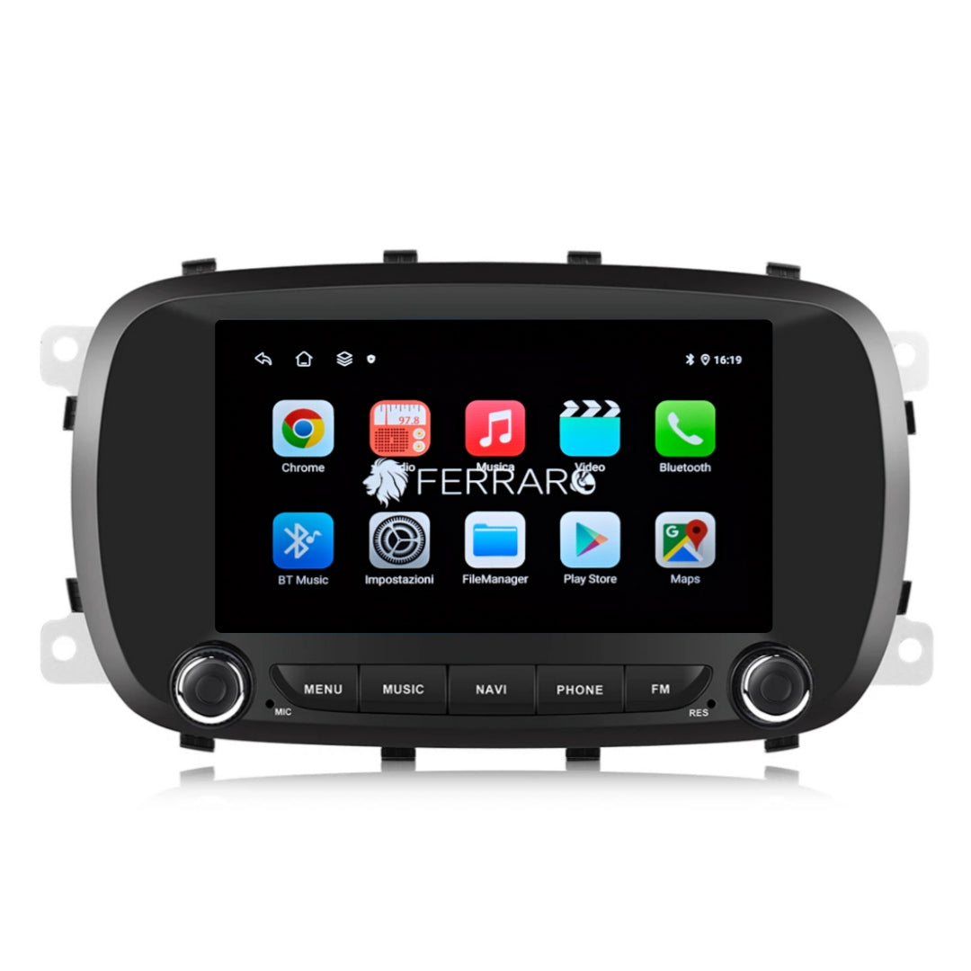 (PRENOTA) Autoradio per Fiat 500x 7" (2014-2022) Android, Bluetooth, CarPlay, Android Auto, 2/64GB Ram