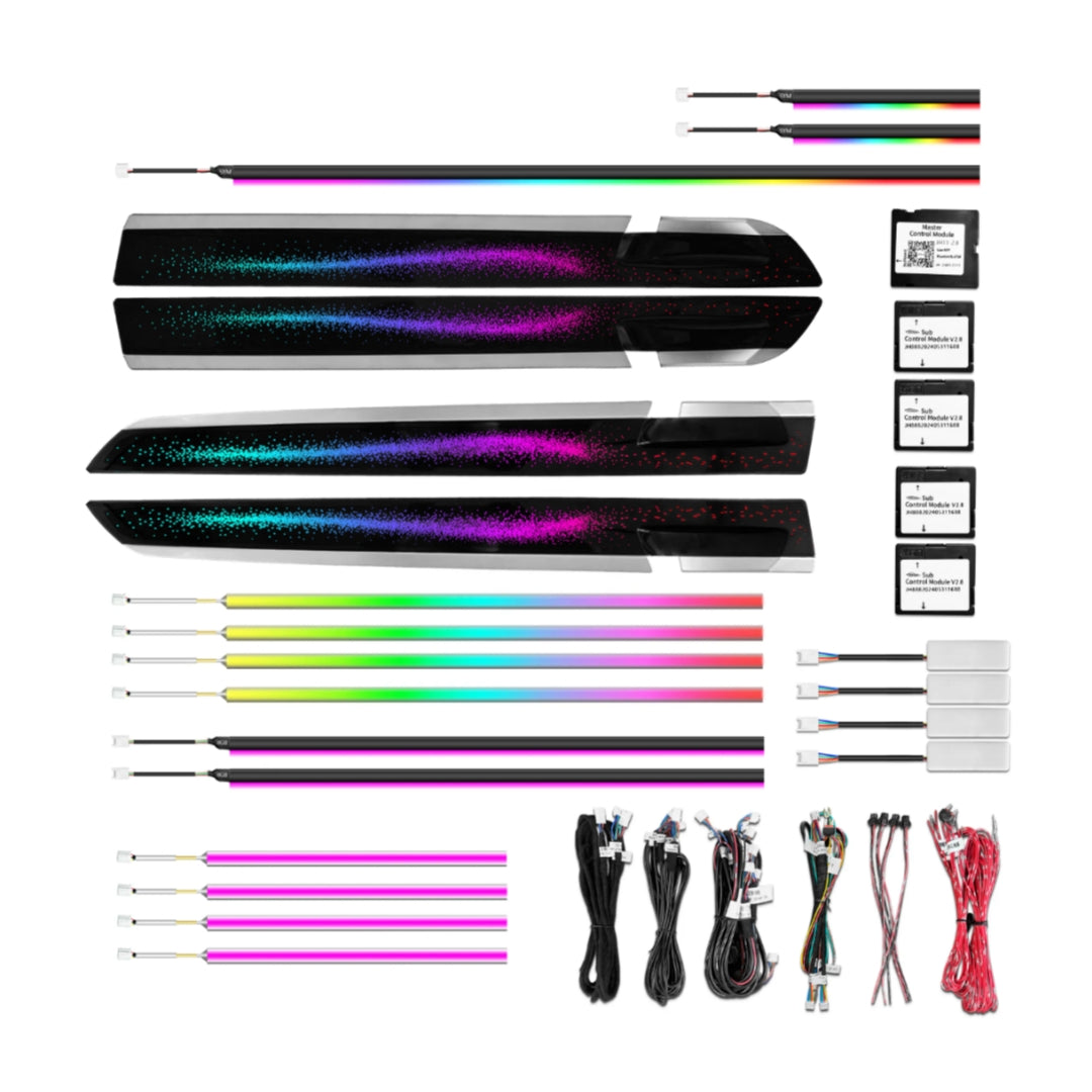 (PRENOTA) Ambient Light per BMW Serie 7 F01, F02 (2009-2014), 256 Colori, APP