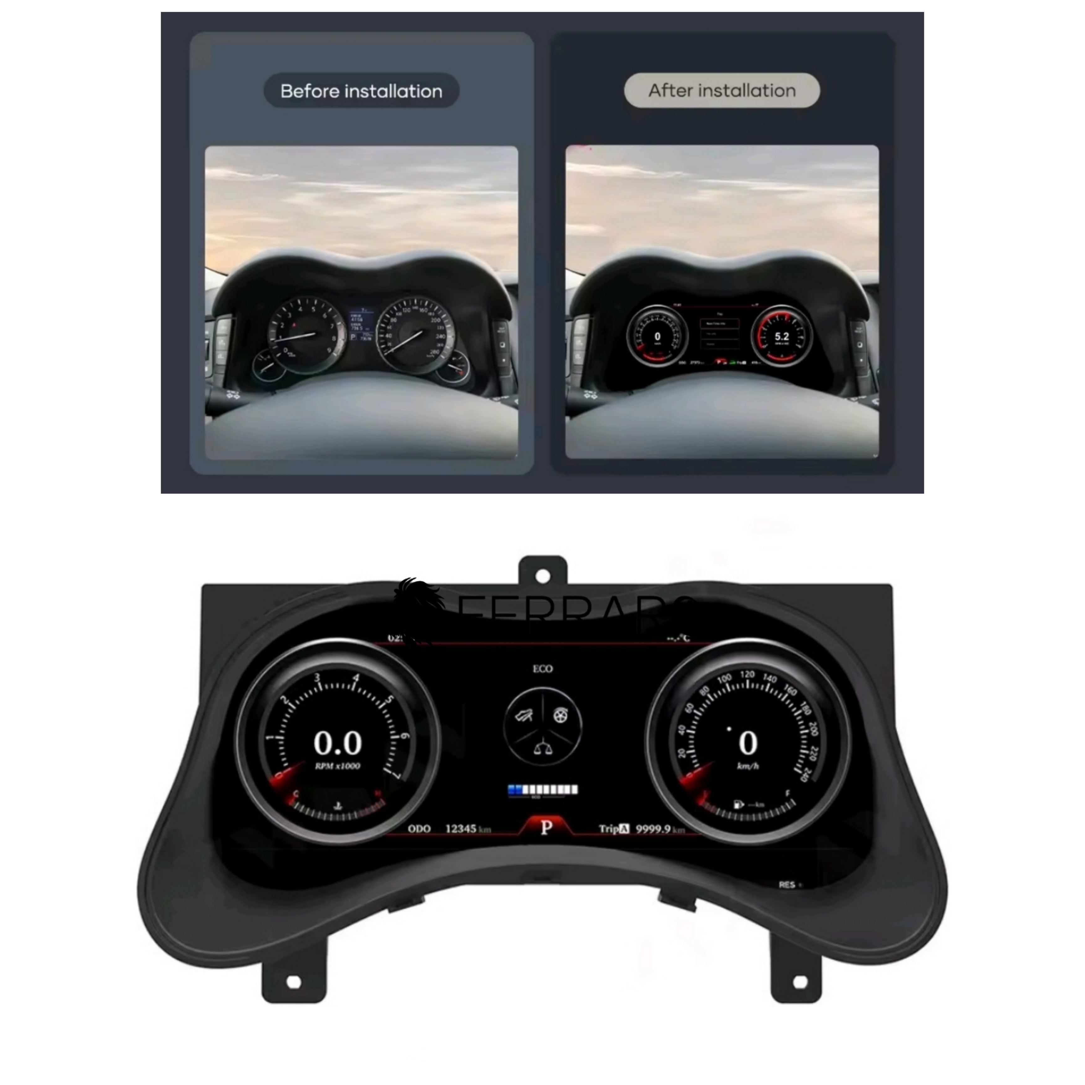 (PRENOTA) Virtual Cockpit 12.3" per Infiniti Q70 (2014-2019), HD Ultra, CarPlay e Android Auto