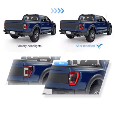 (PRENOTA) Fanali Posteriore Completo per Ford F150 14ª Serie (2021-2024) a LED