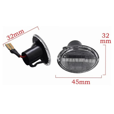 (PRENOTA)  Indicatore Direzione Led per Fiat 500, Ford Ka, Lancia Y, Maserati (Compatibilità in Descrizione), Plug and Play