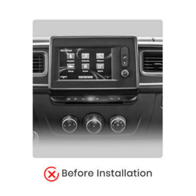 Kit Montaggio Autoradio 10.1"Pollici per Opel Movano, Renault Master, Nissan NV400 (2019-2024), Mascherina, Cablaggio Autoradio Android