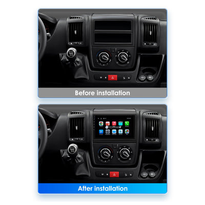 Autoradio per Peugeot Boxer, Citroen Jumper, Fiat Ducato 9" (2006-2022) Android, Bluetooth, CarPlay, Android Auto, 2GB/4GB/6GB/8GB Ram