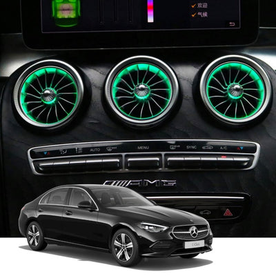 (PRENOTA) Ambient Light Areazione per Mercedes GLC X253, Classe C W205, 256 Colori, APP