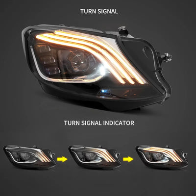 (PRENOTA) Fanali Anteriore Completo per Mercedes Classe S W222 (2014-2017) a LED