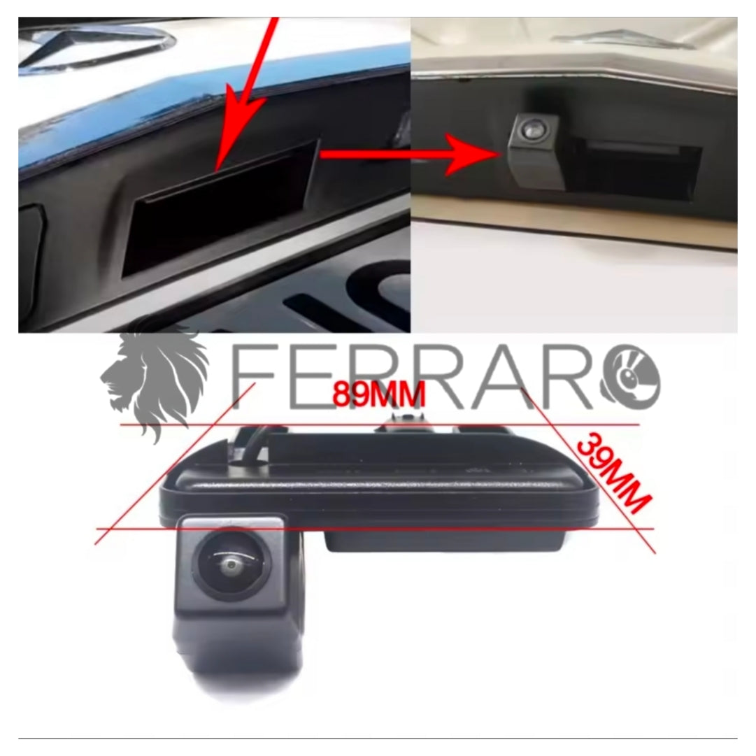 (PRENOTA) Telecamera Posteriore per Mercedes Classe E E60, W212, W211, AHD 1920x1080, 170° Gradi