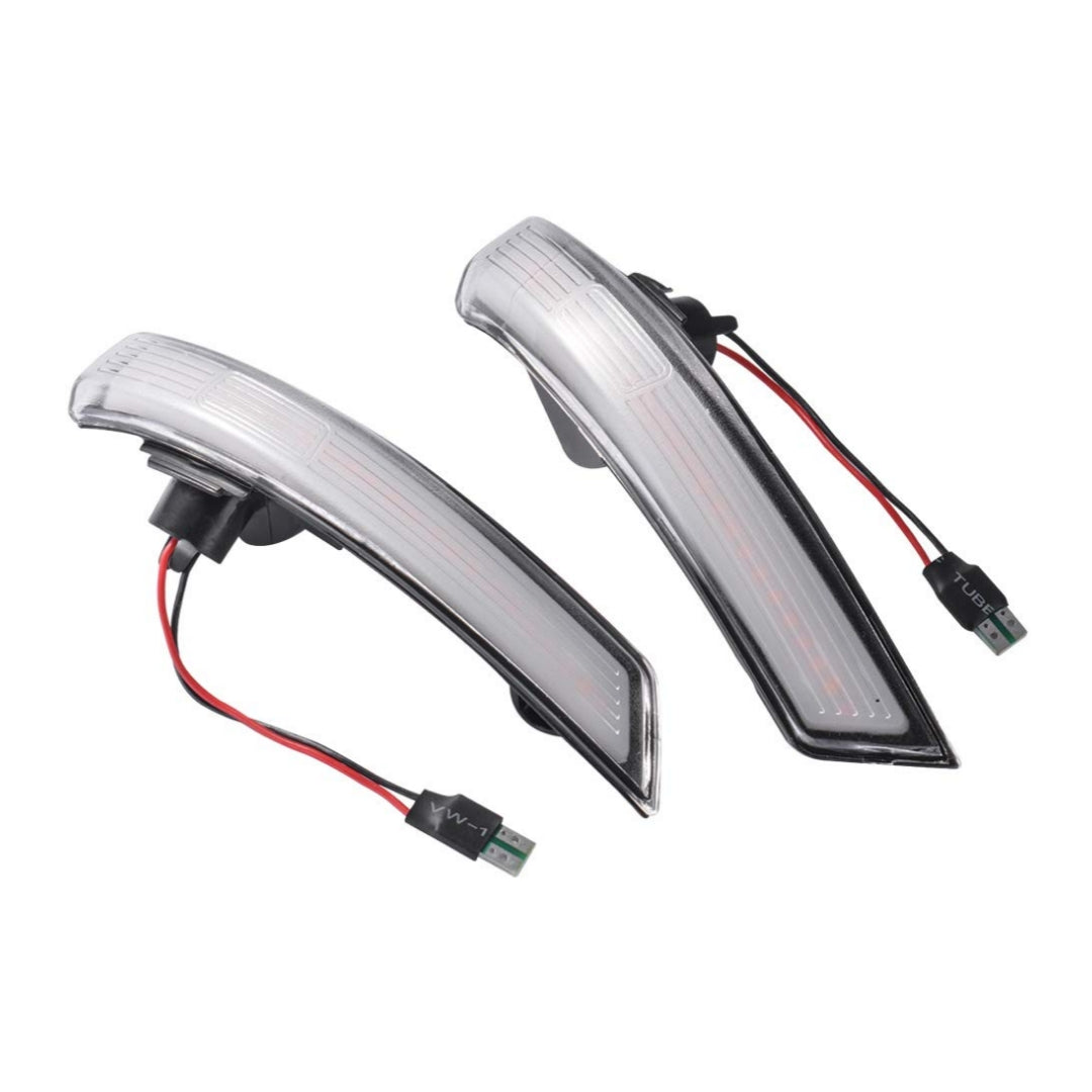 (PRENOTA) Specchietti Laterali Led per Ford Focus 2 MK2, Focus 3 MK3, Ford Mondeo 4 MK4 (2008-2018), Plug and Play