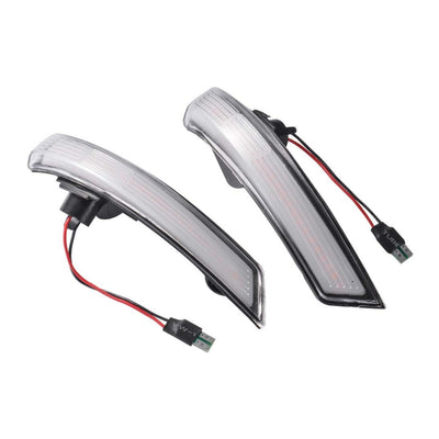 (PRENOTA) Specchietti Laterali Led per Ford Focus 2 MK2, Focus 3 MK3, Ford Mondeo 4 MK4 (2008-2018), Plug and Play