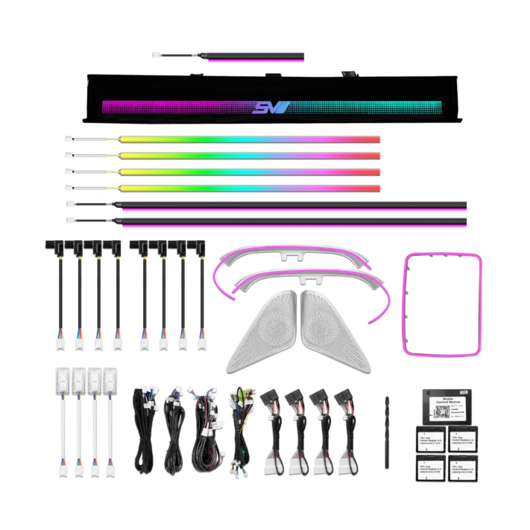 (PRENOTA) Ambient Light per Land Rover Range Rover Velar (2017-2024), 256 Colori, APP