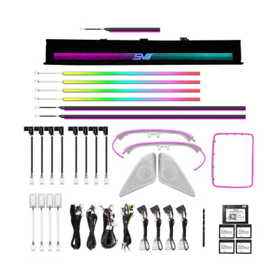 (PRENOTA) Ambient Light per Land Rover Range Rover Velar (2017-2024), 256 Colori, APP