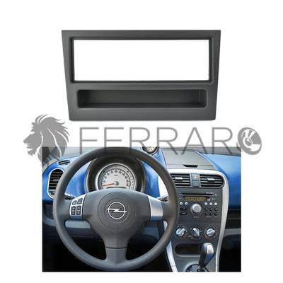 Mascherina 1DIN con Cassetto, Opel Agila (Fino 2004)