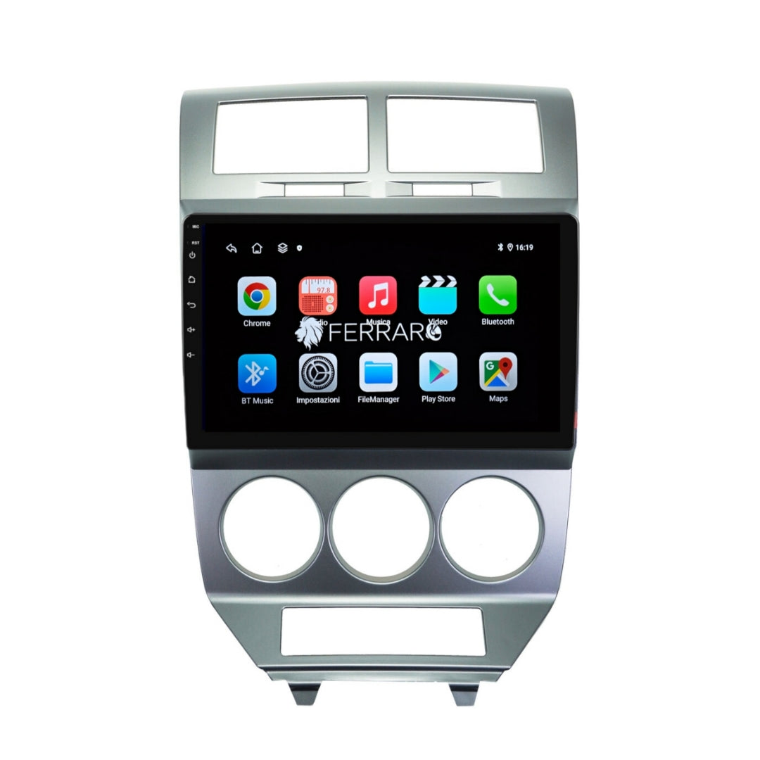 Autoradio per Jeep Compass Patriot 10.1" (2007-2010) Android, Bluetooth, CarPlay, Android Auto, 2GB/4GB/8GB Ram