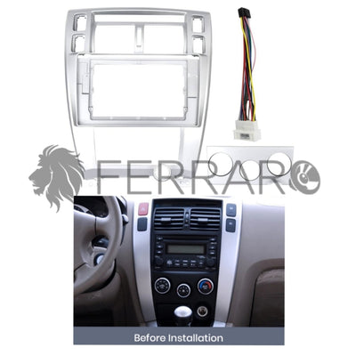 Kit Montaggio Autoradio 9"Pollici Hyundai Tucson (2004-2009) Mascherina, Cablaggio per Autoradio Android