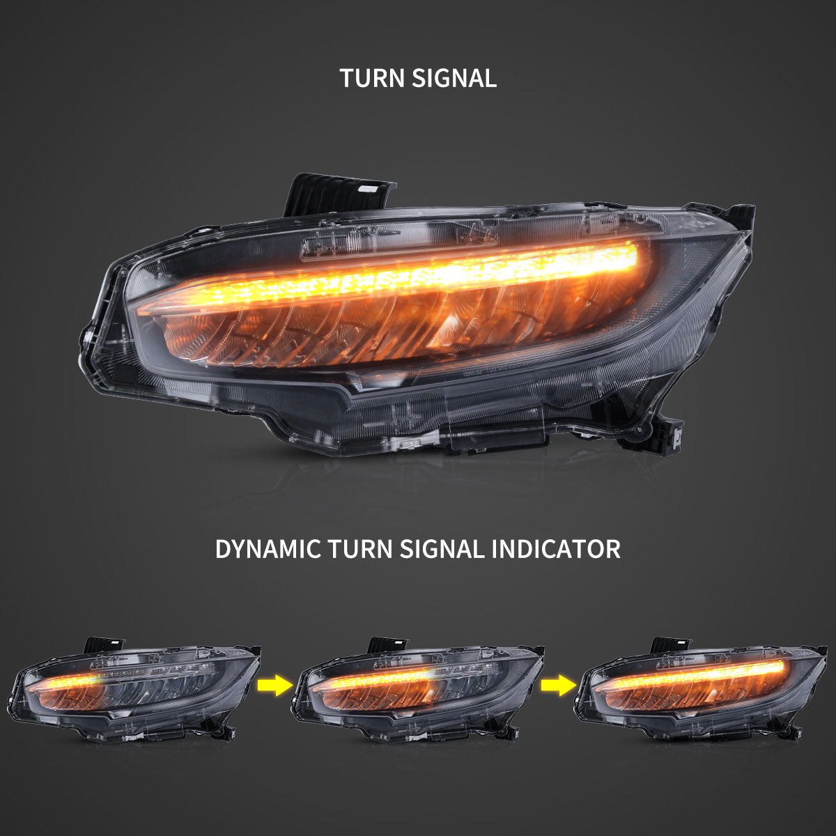 (PRENOTA) Fanali Anteriore Completo per Honda Civic 10ª (2016-2021) a LED