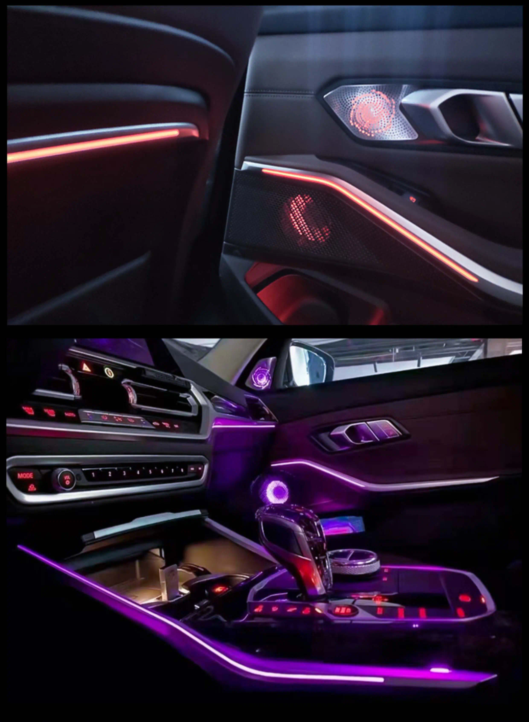 (PRENOTA) Ambient Light per BMW Serie 3 G20 (2023>), 256 Colori, APP