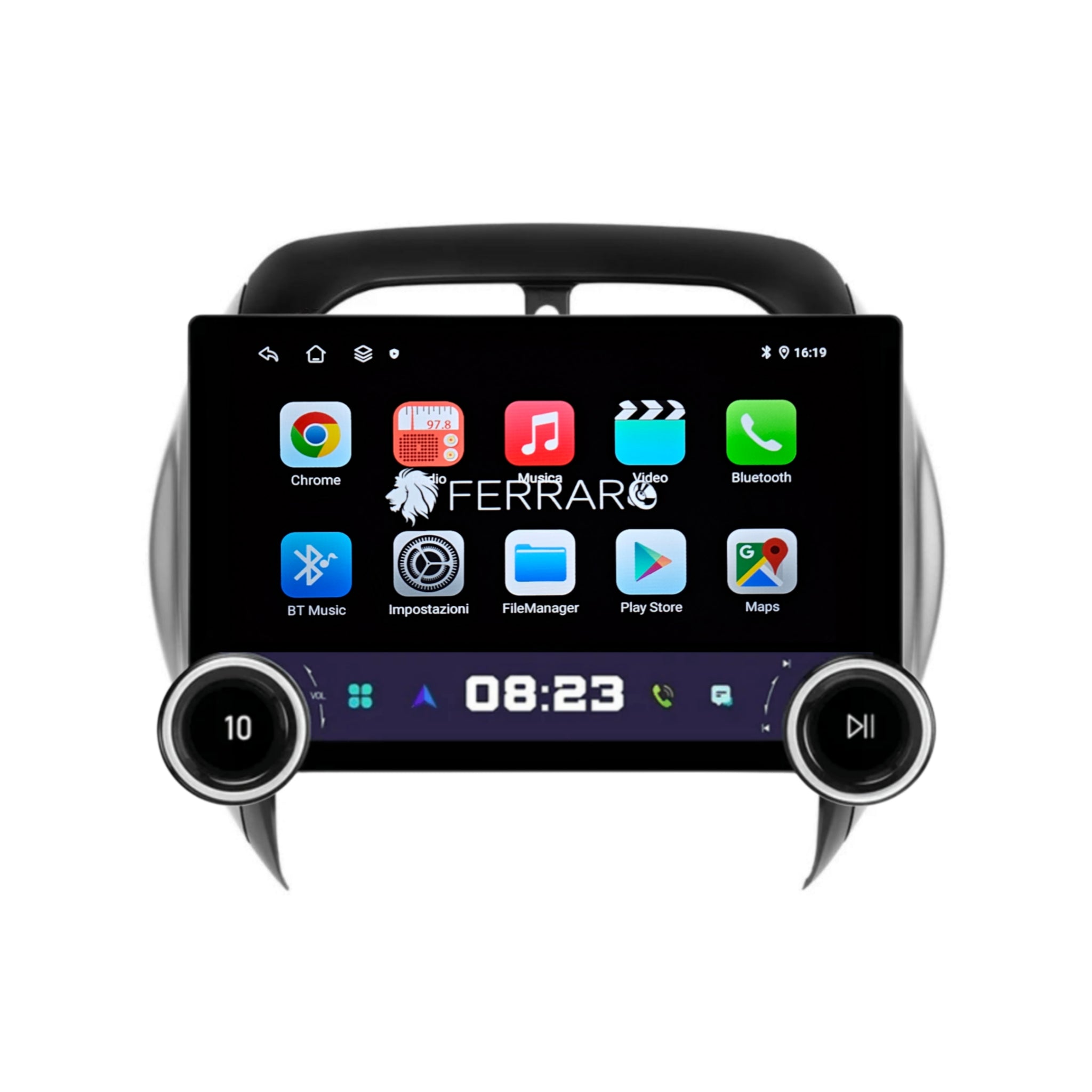 (PRENOTA) Autoradio per Toyota RAV4 11.8" 2K (2000-2006) Android, Bluetooth, CarPlay, Android Auto, 4/64GB Ram
