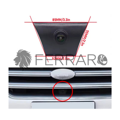 (PRENOTA) Telecamera Frontale per Ford Kuga, Escape (2013-2019) AHD, 1920x1080, 170° Gradi