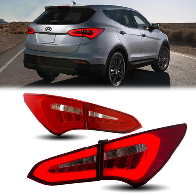 (PRENOTA) Fanali Posteriore Completo per Hyundai Santa Fe (2012-2018) a LED