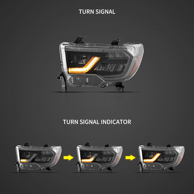 (PRENOTA) Fanali Anteriore Completo per Toyota Tundra (2007-2013) a LED