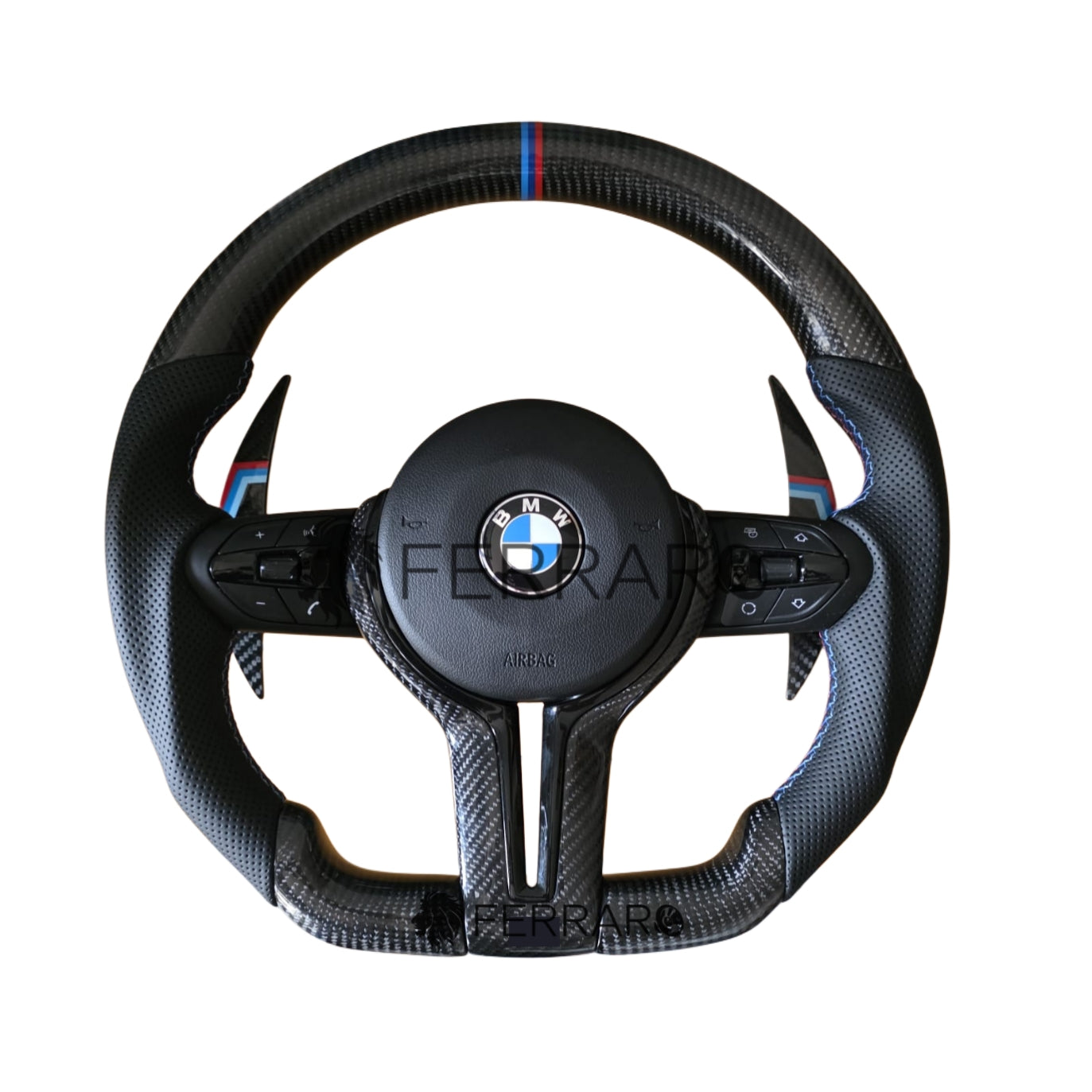 (PRENOTA) Volante Sportivo per BMW Z4 E89 (2009-2016), Carbonio, Customizzato in Pelle
