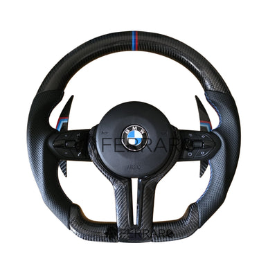 (PRENOTA) Volante Sportivo per BMW Z4 E89 (2009-2016), Carbonio, Customizzato in Pelle