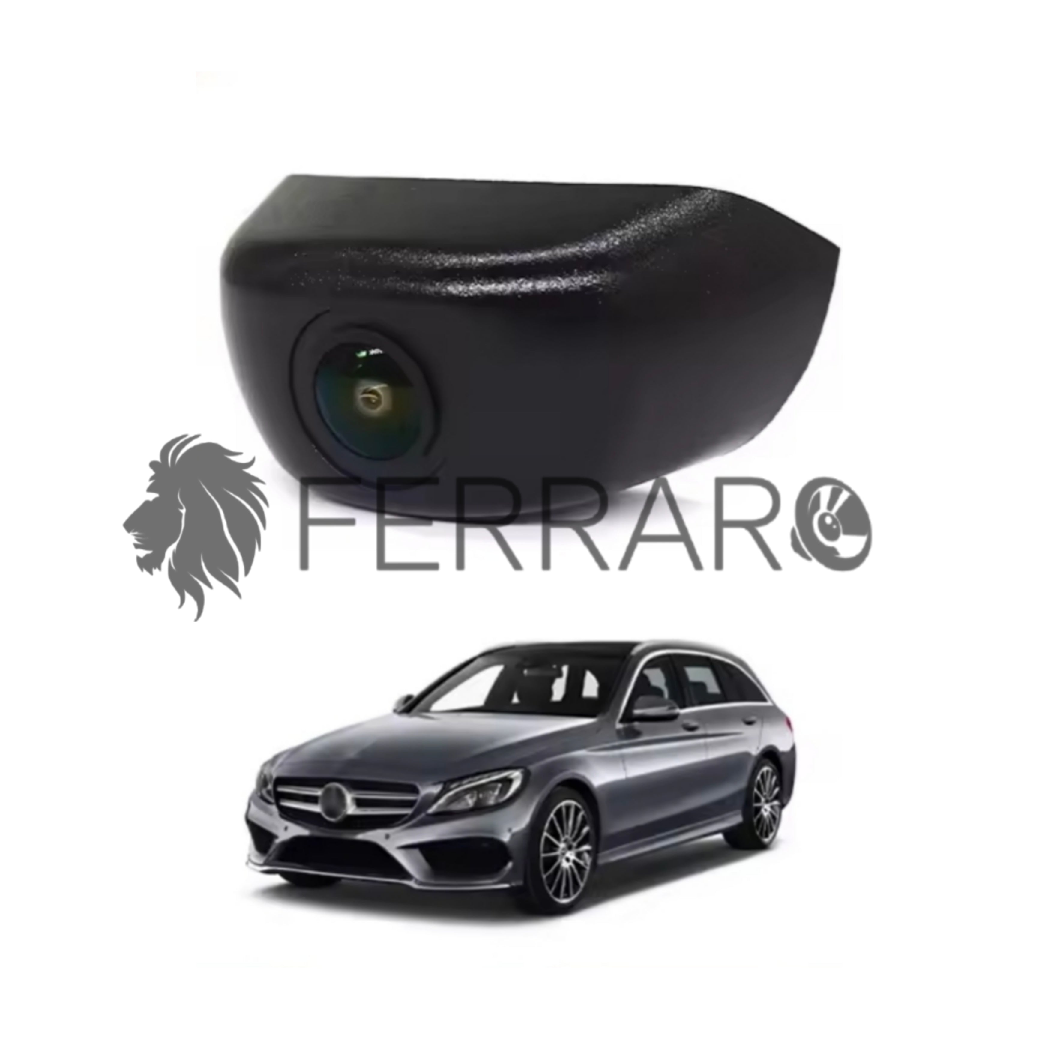 (PRENOTA) Telecamera Frontale per Mercedes Classe C, Classe E, AHD, 1920x1080, 170° Gradi