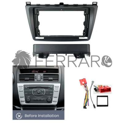 (PRENOTA) Kit Montaggio Autoradio 9"Pollici Mazda 6 (2008-2012) Mascherina, Cablaggio Autoradio Android