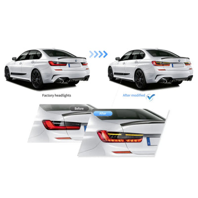 (PRENOTA)  Fanali Posteriore Completo per BMW Serie 3, G20, G28, G80 (2018-2024) a LED