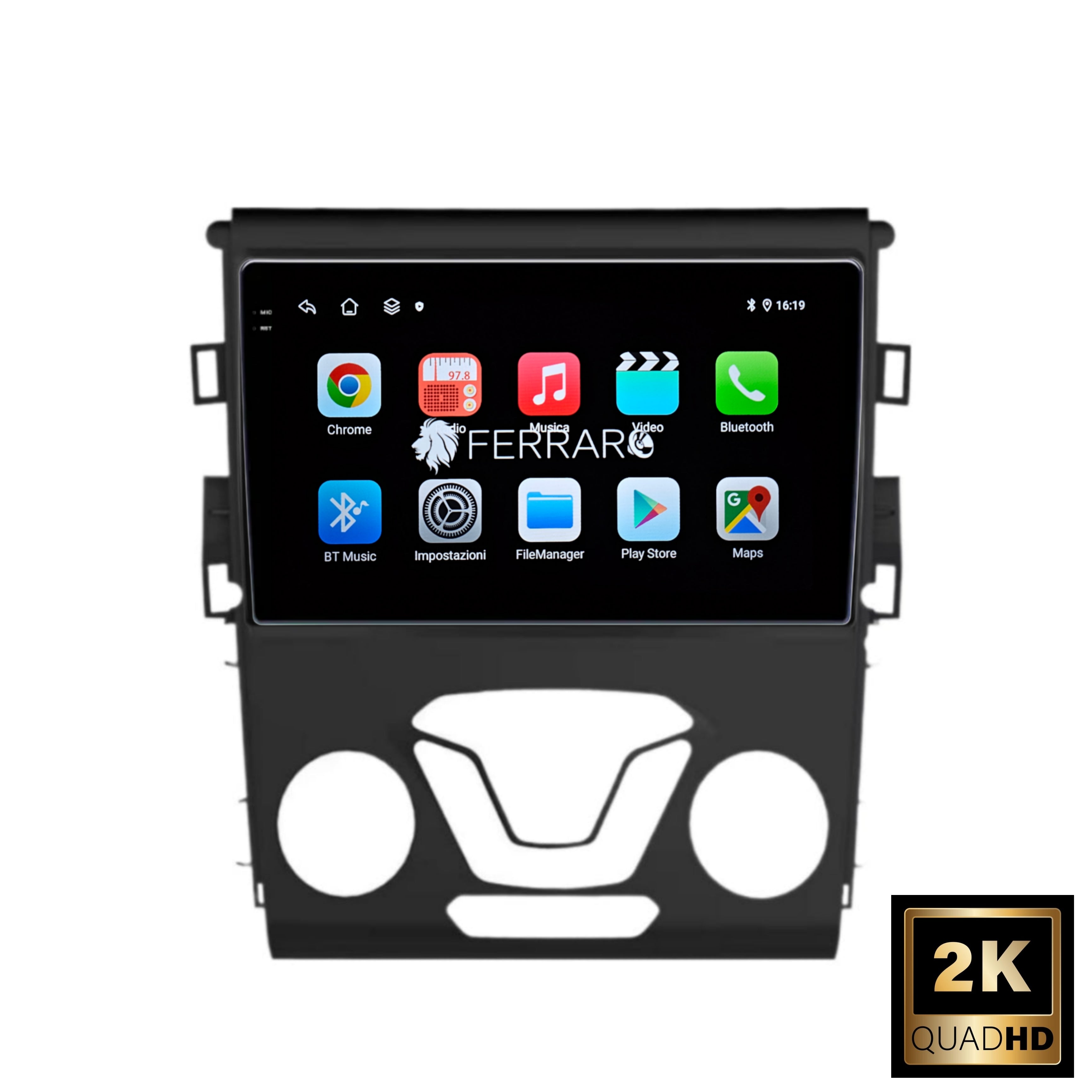(PRENOTA) Autoradio per Ford Mondeo, Fusion 9" 2K (2014-2019) Android, Bluetooth, CarPlay, Android Auto, 12/256GB Ram
