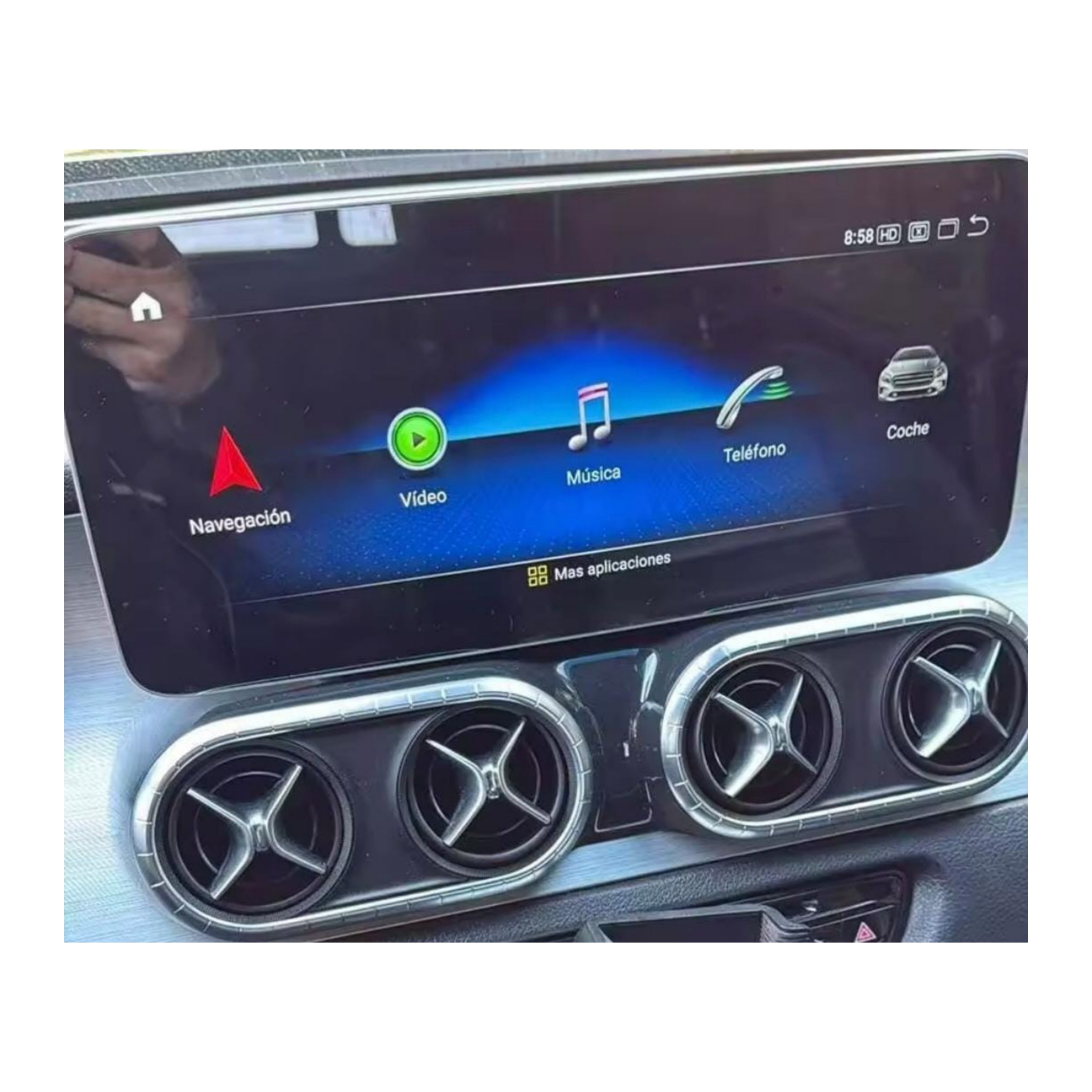 (PRENOTA)  Autoradio per Mercedes Classe X 10.25"/12.3" (2017-2020) Android, Bluetooth, CarPlay, Android Auto, 4/64GB Ram