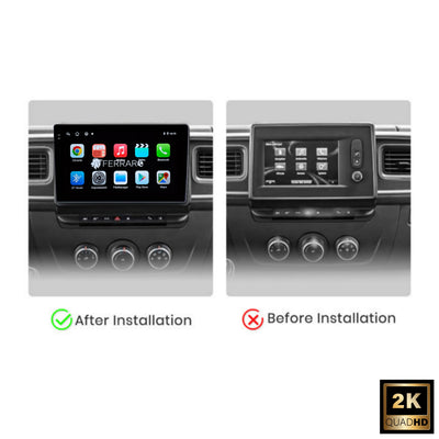 Autoradio per Renault Master, Nissan NV400, Opel Movano 2 10.1" 2K (2019-2024) Android, Bluetooth,  CarPlay, Android Auto, 4/64GB Ram