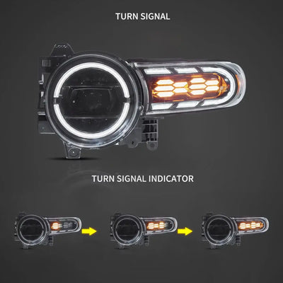 (PRENOTA) Fanali Anteriore Completo per Toyota FJ Cruiser XJ10 (2006-2022) a LED