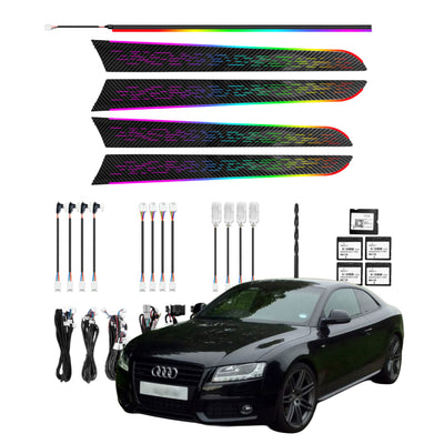 (PRENOTA) Ambient Light per Audi A5 B8 (2007-2015), 256 Colori, APP