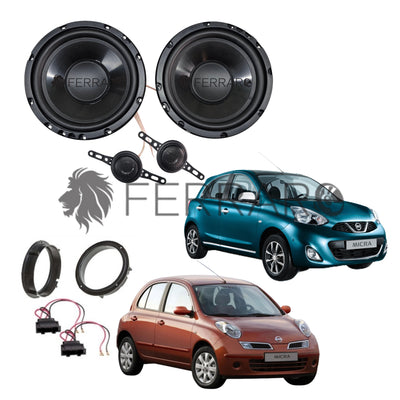 FerraroStore Kit 2 Altoparlanti, ASK-165.2, Anteriore, Nissan Micra (2003-2024)