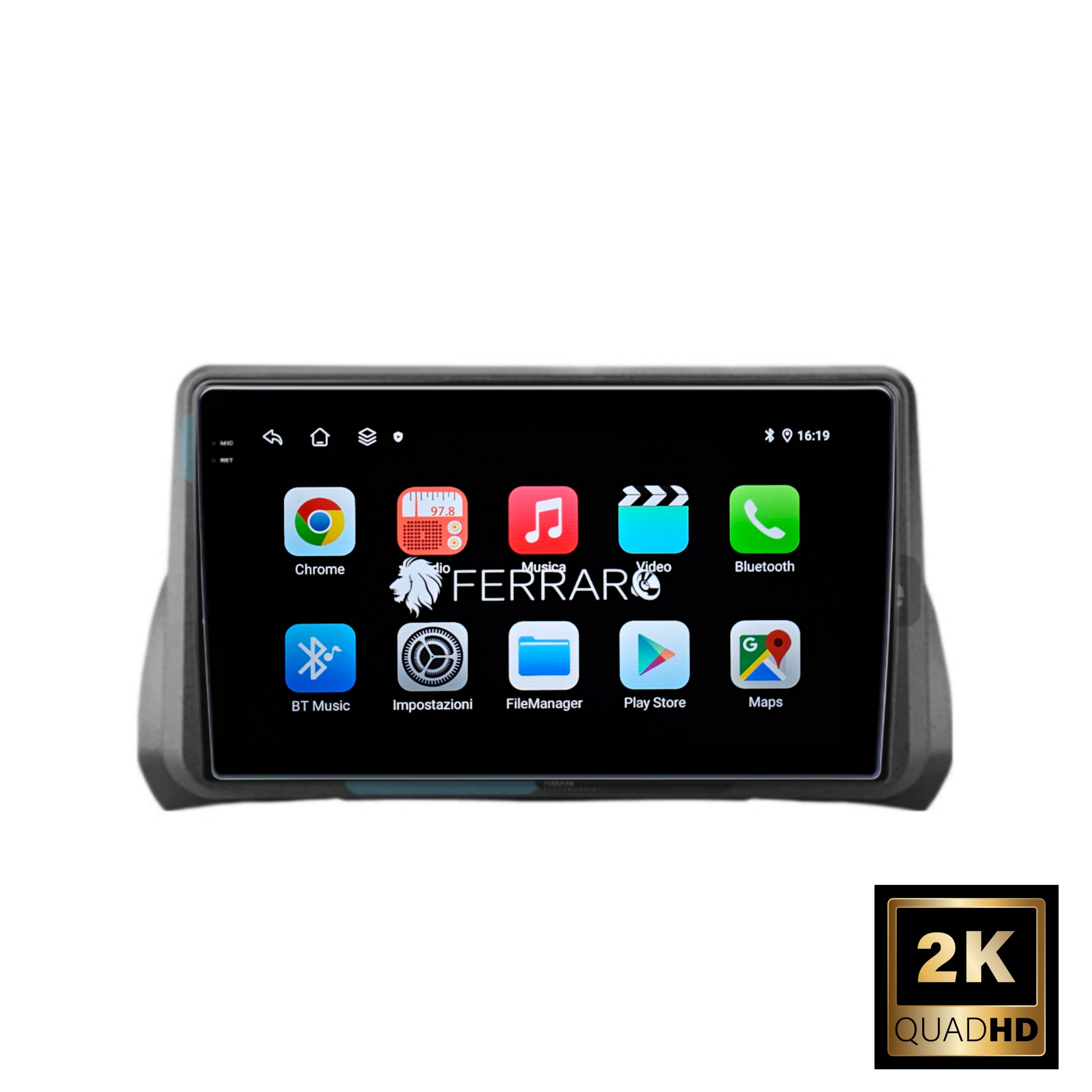 Autoradio per DR4 9" 2K (2017-202) Android, Bluetooth, CarPlay, Android Auto, 12/256GB RAM