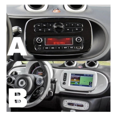 Autoradio per Smart 453 11.8" 2K | 2014-2020 | Android | Bluetooth | CarPlay | Android Auto | 4/64GB Ram