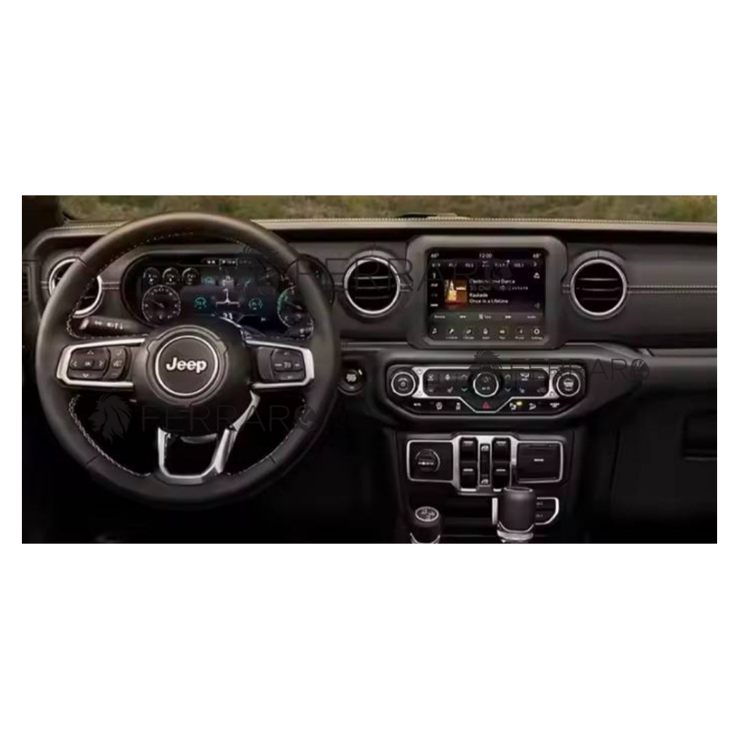 (PRENOTA) Virtual Cockpit 12.3" per Jeep Wrangler JL (2018-2023), HD Ultra, CarPlay e Android Auto