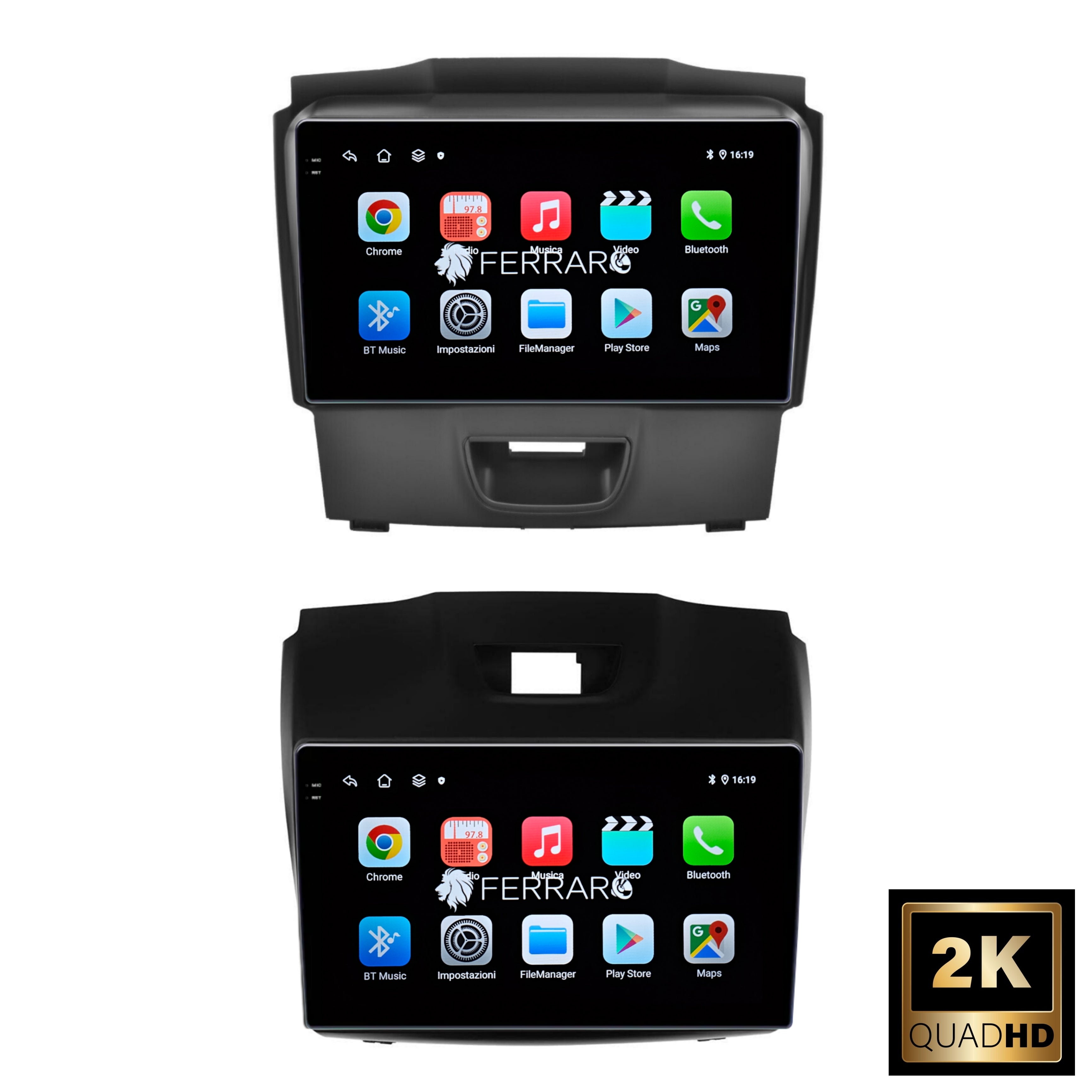 Autoradio per Isuzu D-Max 9" 2K (2012-2019) Android, Bluetooth,  CarPlay, Android Auto, 12/256GB Ram