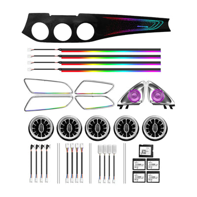 (PRENOTA) Ambient Light per Mercedes Classe CLA, GLA, 256 Colori, APP