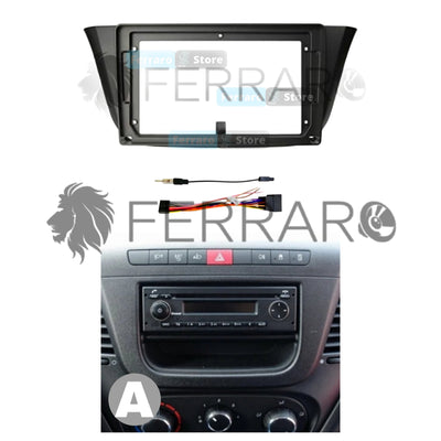 Kit Montaggio Autoradio 9"Pollici Iveco Daily (2013-2021) Mascherina, Cablaggio Autoradio Android