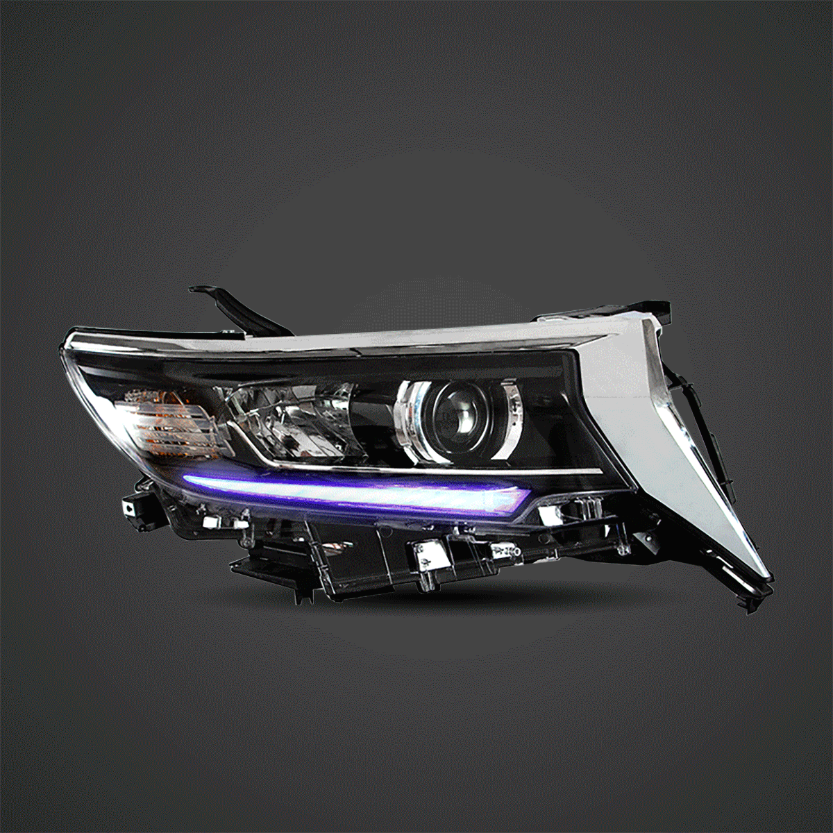 (PRENOTA) Fanali Anteriore Completo per Toyota Land Cruiser Prado (2018>) a LED