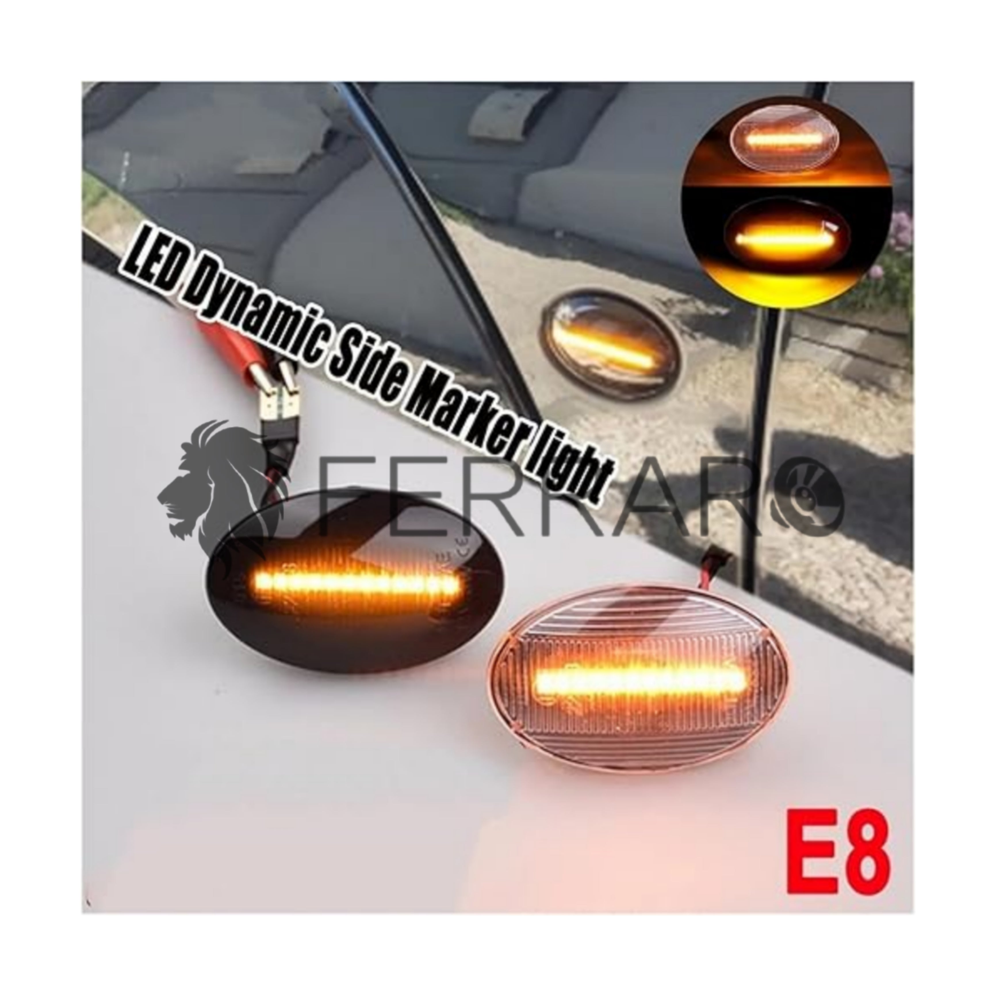 (PRENOTA) Indicatore Direzione Led per Ford Fiesta, Mondeo, Ka, Trasit, Tourneo, Plug and Play
