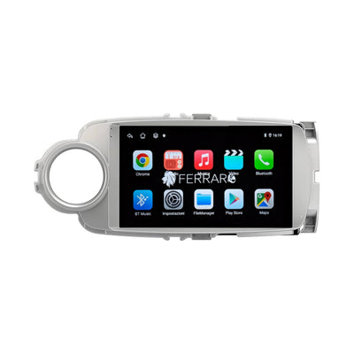 Autoradio per Toyota Yaris 9" (2011-2019) Android, Bluetooth, CarPlay, Android Auto, 2GB/4GB/6GB/8GB Ram