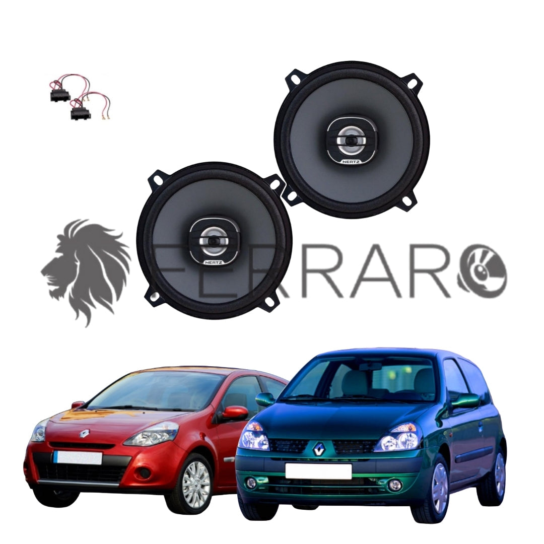 Hertz Kit 2 Casse, X 130, Ant o Post, Renault Clio 2ª/3ª Serie