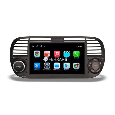 Autoradio per Fiat 500s 7" | 2007-2014 | Android | Bluetooth | CarPlay | Android Auto | 2/4/8GB Ram