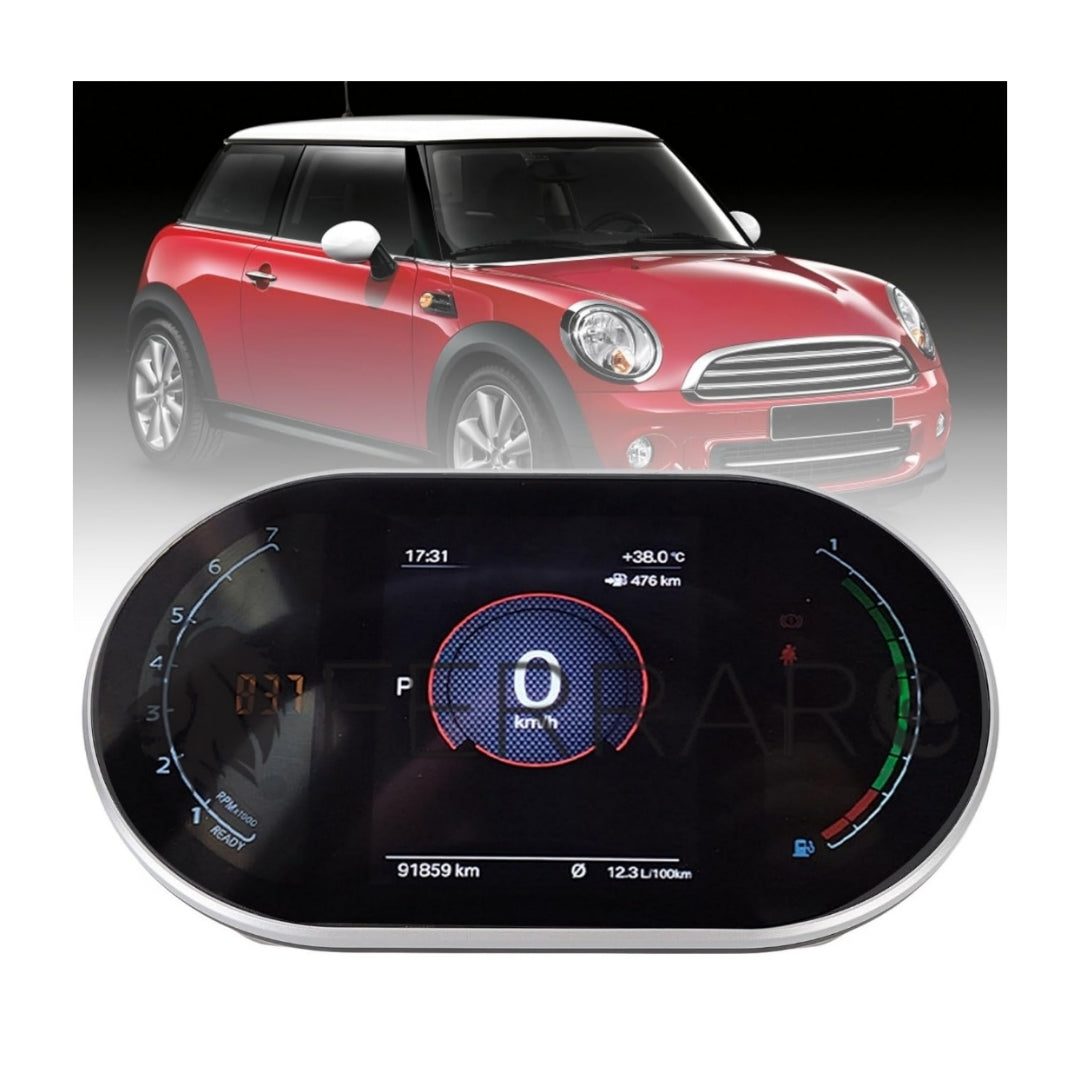 (PRENOTA) Virtual Cockpit 5" per BMW Mini R56, R60 (2007-2017), HD Ultra, CarPlay e Android Auto