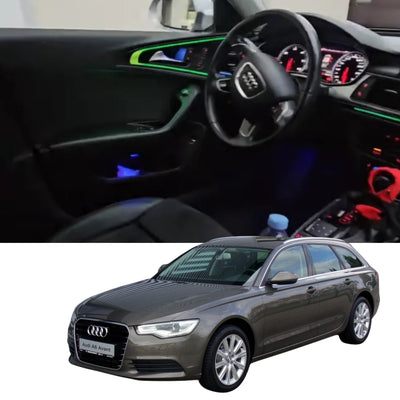 (PRENOTA) Ambient Light per Audi A6 C7 (2011-2018), 256 Colori, APP